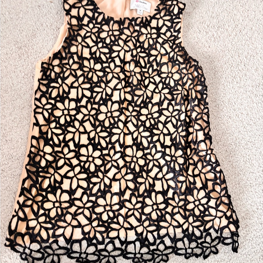 Lela Rose for target  Black and ivory  Embroidered Fabric